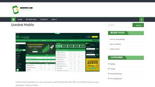 
                            3. Lionsbet Mobile - Bonus Offers and full review on Mobybets.com