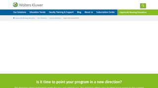 
                            3. Lippincott CoursePoint - Lippincott Nursing Education