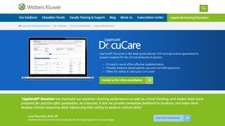 
                            7. Lippincott DocuCare - EHR Simulation for Nursing Students