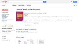 
                            6. Lippincott Manual of Nursing Practice