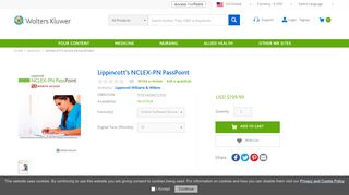 
                            6. Lippincott's NCLEX-PN PassPoint - Wolters Kluwer