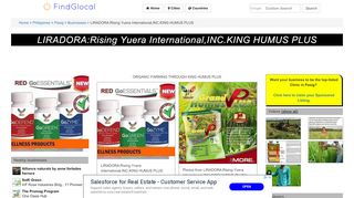 
                            3. LIRADORA:Rising Yuera International,INC.KING HUMUS PLUS