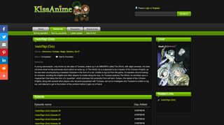 
                            8. List full episode of .hack//Sign (Dub) - Kissanime