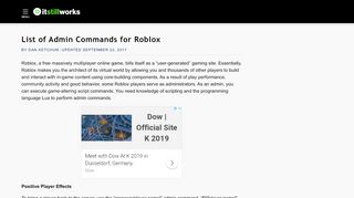 
                            6. List of Admin Commands for Roblox | It Still Works