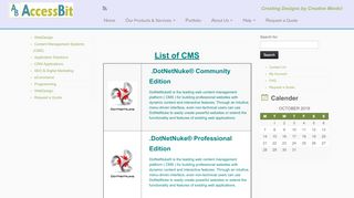 
                            9. List of CMS | AccessBit