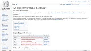 
                            10. List of co-operative banks in Germany - Wikipedia