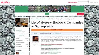 
                            6. List of Mystery Shopping Companies to Sign-up with - Fun on a ...