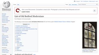 
                            3. List of Old Bedford Modernians - Wikipedia