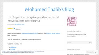 
                            6. List of open source captive portal software and network ...