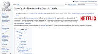 
                            9. List of original programs distributed by Netflix - Wikipedia