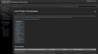 
                            7. List of Portal 2 Soundscapes - Valve Developer Community