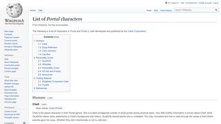 
                            7. List of Portal characters - Wikipedia