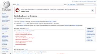 
                            8. List of schools in Rwanda - Wikipedia