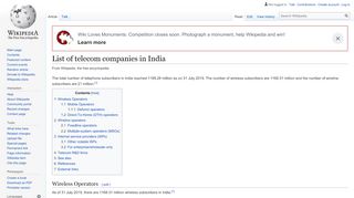 
                            3. List of telecom companies in India - Wikipedia