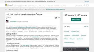 
                            6. List your partner services on AppSource - Dynamics 365 ...