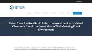 
                            7. Listen Clear Realizes Rapid Return on Investment - Virtual Observer