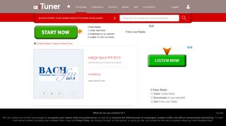 
                            3. Listen to WBQK Bach FM 107.9 on myTuner Radio
