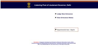 
                            9. Listening Post of Lieutenant Governor, Delhi