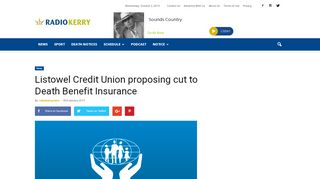 
                            5. Listowel Credit Union proposing cut to Death Benefit Insurance ...