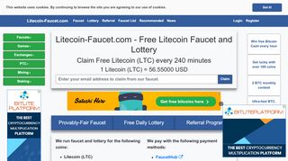 
                            10. Litecoin (LTC) Faucet and Lottery | Litecoin …