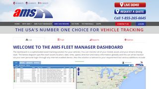 
                            3. Live – AMS Dashboard | Asset Monitoring Solutions