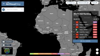 
                            5. Live Animated Air Quality Map (AQI, PM2.5...) | AirVisual