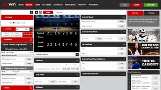 
                            3. Live Betting with Youwin.com - get the best in-play odds