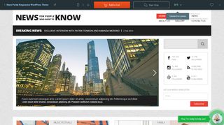 
                            5. Live demo for News Portal Responsive WordPress Theme #47781