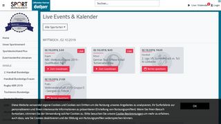 
                            4. Live-Events - Sportdeutschland.TV