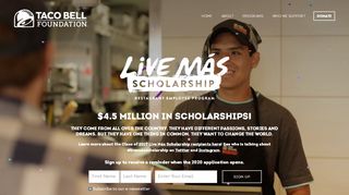 
                            6. Live Más Scholarship Restaurant Employee Program