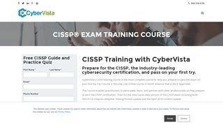 
                            5. Live Online CISSP Training Course - CyberVista