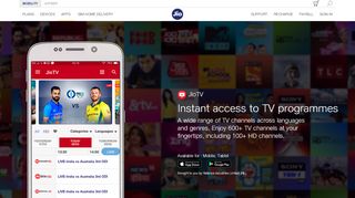 
                            2. Live TV App for Cricket, TV Channels Shows Online ... - Jio