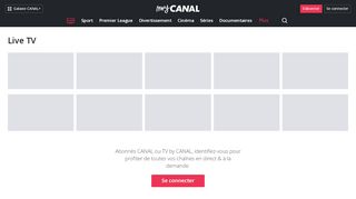 
                            3. Live TV : chaines télé en direct | myCANAL