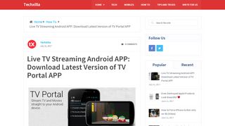 
                            6. Live TV Streaming Android APP: Download Latest Version of ...