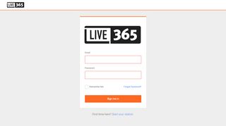 
                            2. Live365 | Login