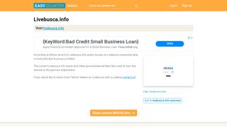 
                            3. Livebusca.info whois