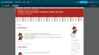 
                            7. LiveJournal - chatten ohne anmelden kostenlos chatten als Gast