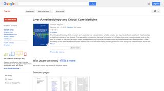 
                            8. Liver Anesthesiology and Critical Care Medicine