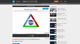 
                            6. Livestream-Session mit Frameblending zu Facebook Pixel