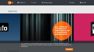 
                            6. Livestreams und Programm - ZDFmediathek