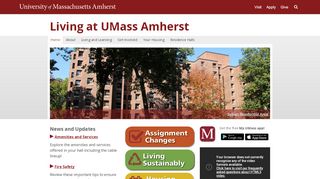 
                            2. Living at UMass Amherst | UMass Amherst