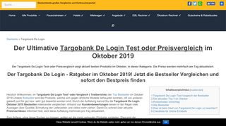 
                            5. ll Targobank De Login Test - Preisvergleich & …