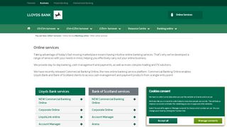 
                            8. Lloyds Bank Commercial Banking | Corporate Online Banking