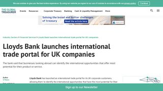 
                            8. Lloyds Bank launches international trade portal for UK ...