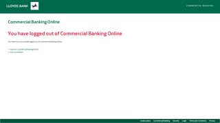 
                            9. Lloyds Commercial Banking | Logged Out