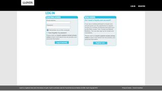 
                            1. Lloyd's - Log in