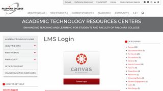 
                            8. LMS Login - Academic Technology Resources Centers