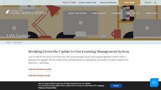 
                            2. LMS Update - Laurel Springs School