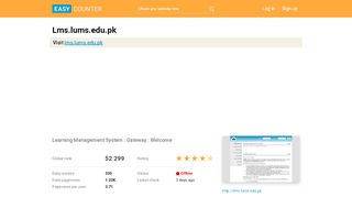 
                            5. Lms.lums.edu.pk: Learning Management System : Gateway ...