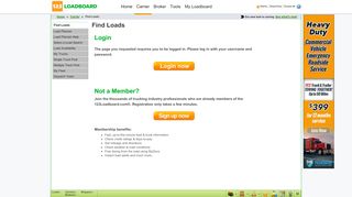 
                            3. Load Search - Find Loads To Haul | 123Loadboard.com - Sign in